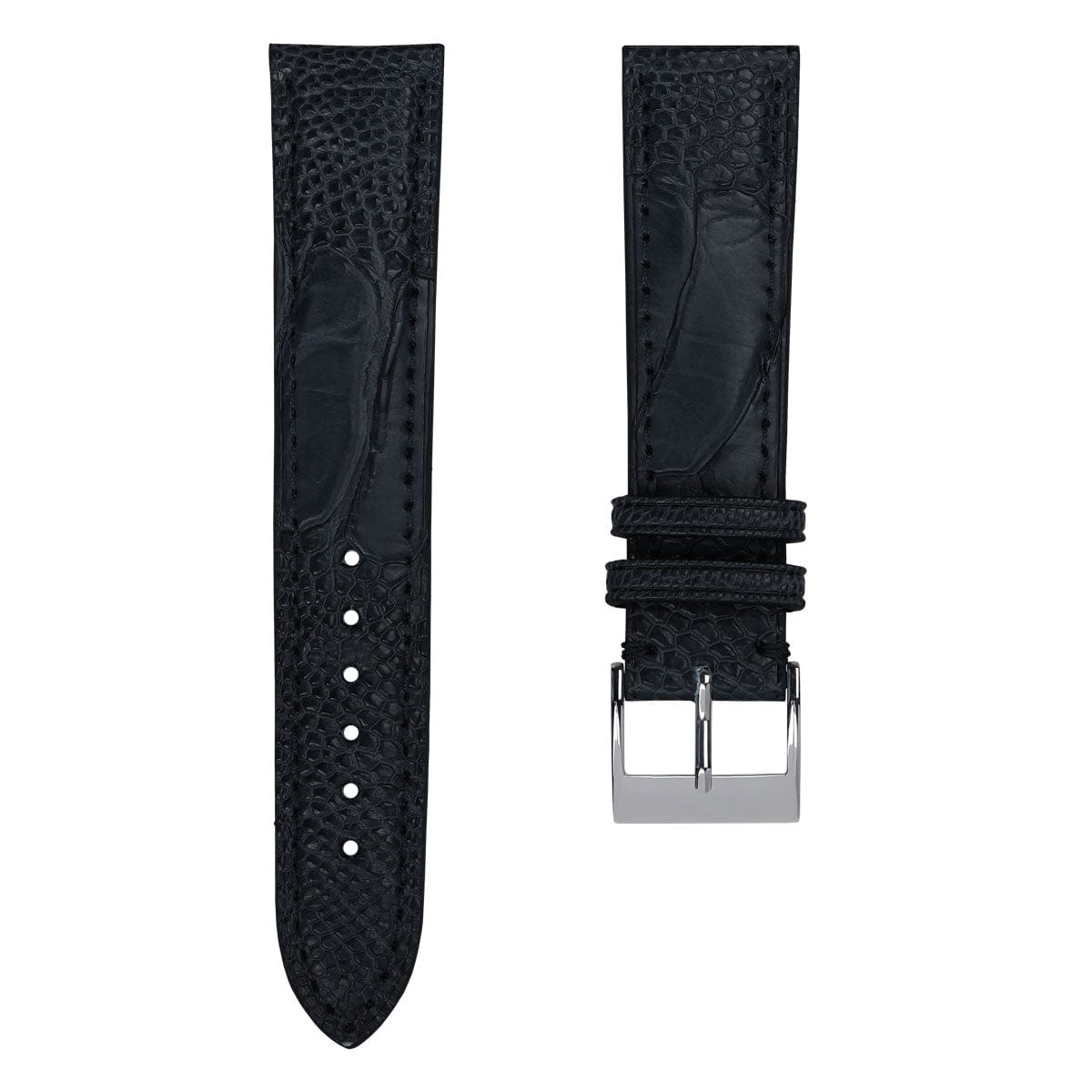 Ostrich watch strap on sale 18mm