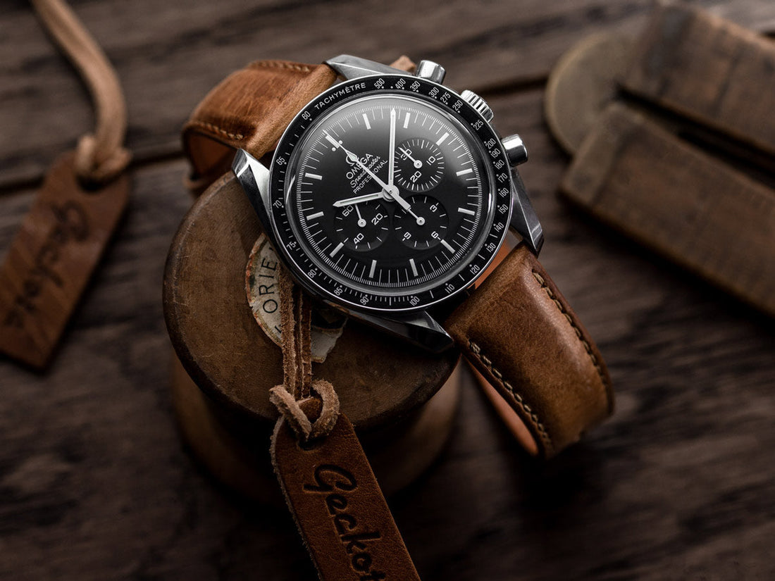 Italian Leather Watch Case Twelve Watches Dark Brown Croc Print