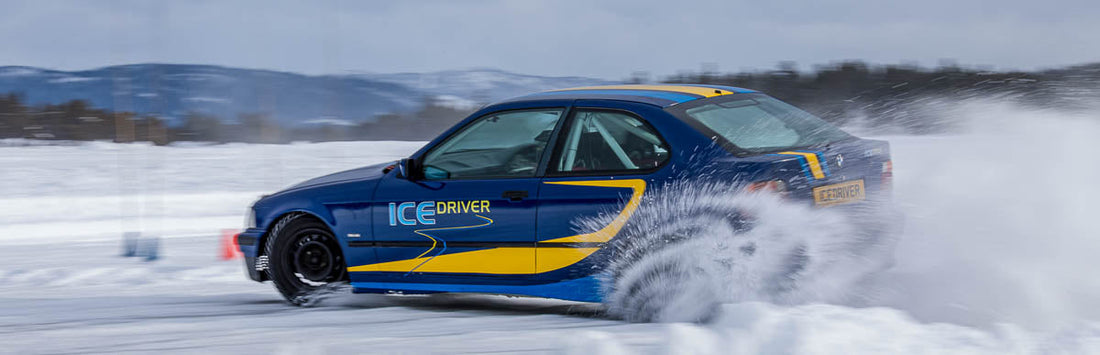Drifting on a Frozen Lake Bed Looks Ridiculously Fun