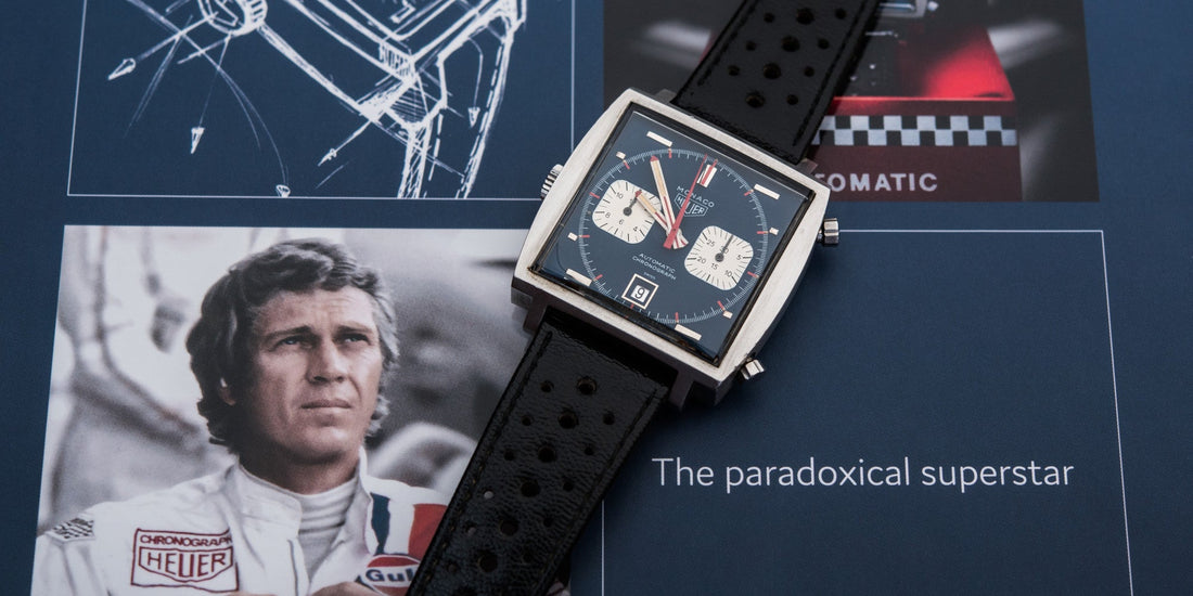 Watch Auction Highlights Steve McQueen Heuer Monaco to be sold