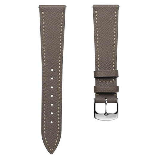 Hanley Epsom Leather Watch Strap - Taupe