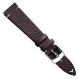 Finsbury Minerva Box Genuine Leather Watch Strap - Purple