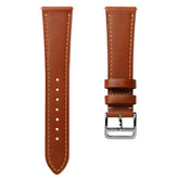 Brixham Special Buckle Classic Leather Watch Strap - Rust Brown