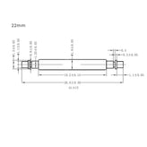 Replacement "Skinny Fat" Spring Bars For Diver's Watches