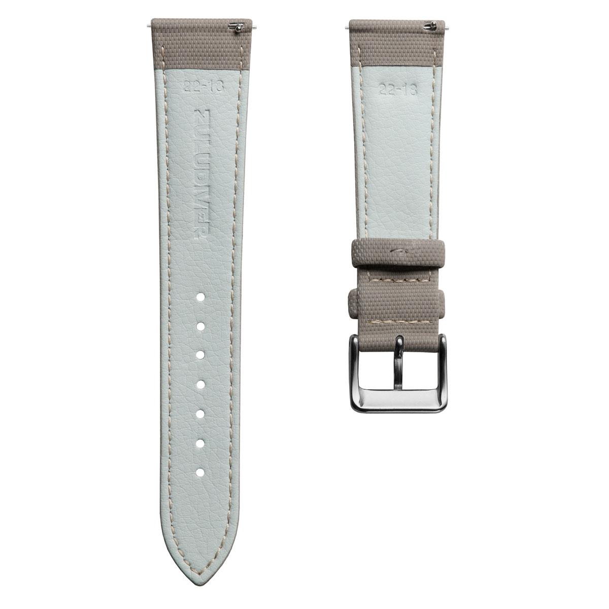 ZULUDIVER Mayday Regatta Sailcloth Divers Watch Strap - Desert Sand