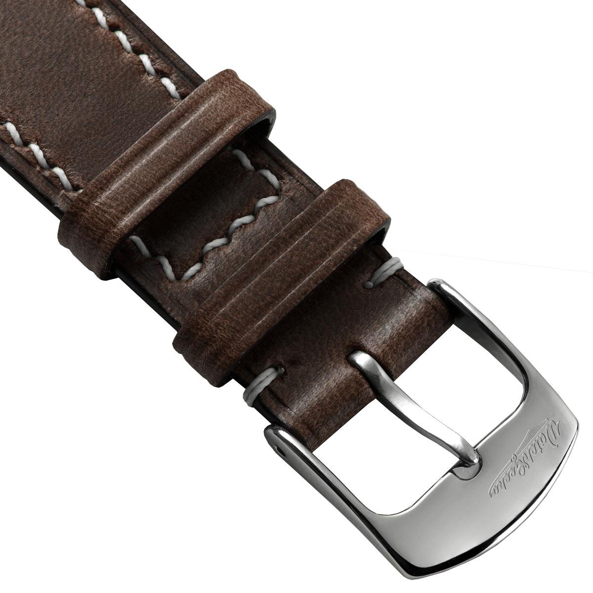 The Horween Chromexcel® Watch Strap - Dark Brown