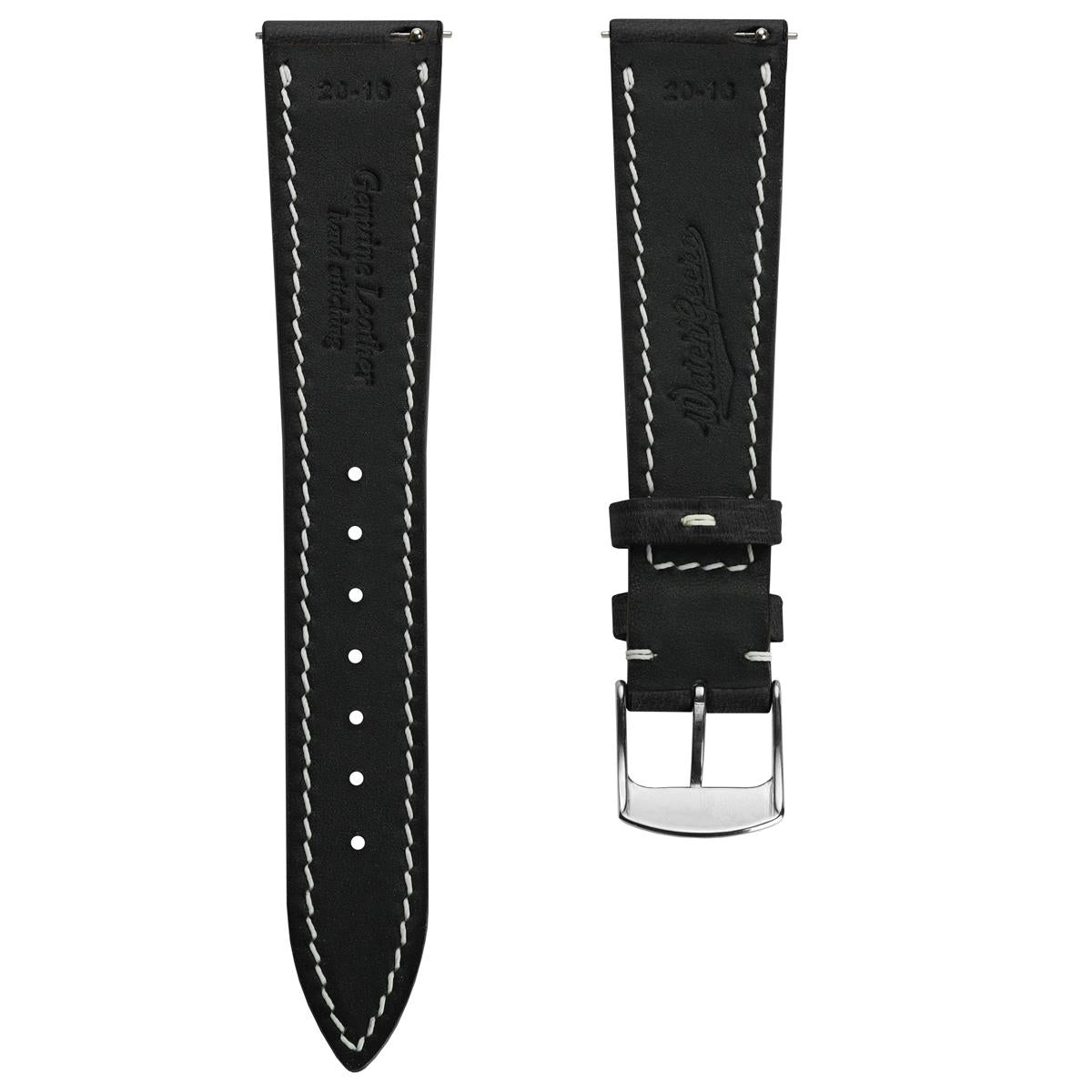 The Horween Chromexcel® Watch Strap - Black