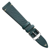 Finsbury Minerva Box Genuine Leather Watch Strap - Aegean