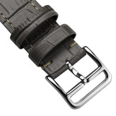 Brixham Special Buckle Gator Watch Strap - Grey