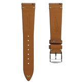 Newham Inverted Horween Shell Genuine Leather Watch Strap - Russet Brown