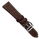 Brixham Special Buckle Gator Watch Strap - Brown