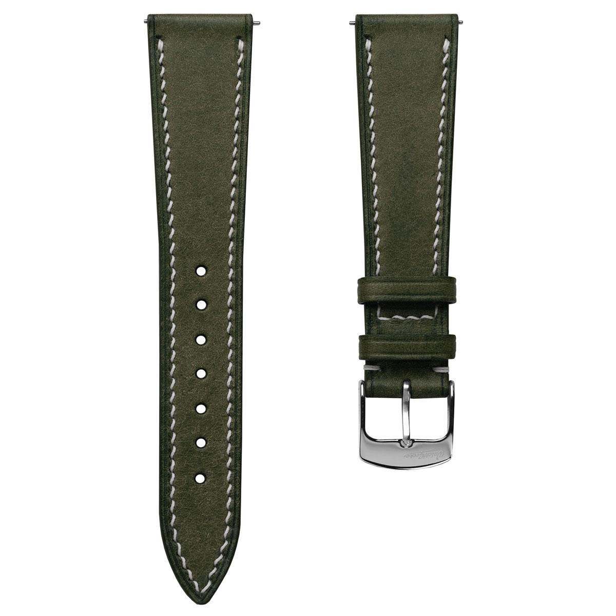 Bourton Hand-Stitched Genuine Italian Leather Watch Strap - Oliver