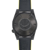 Squale T-183A YELLOW on Rubberized Leather Strap