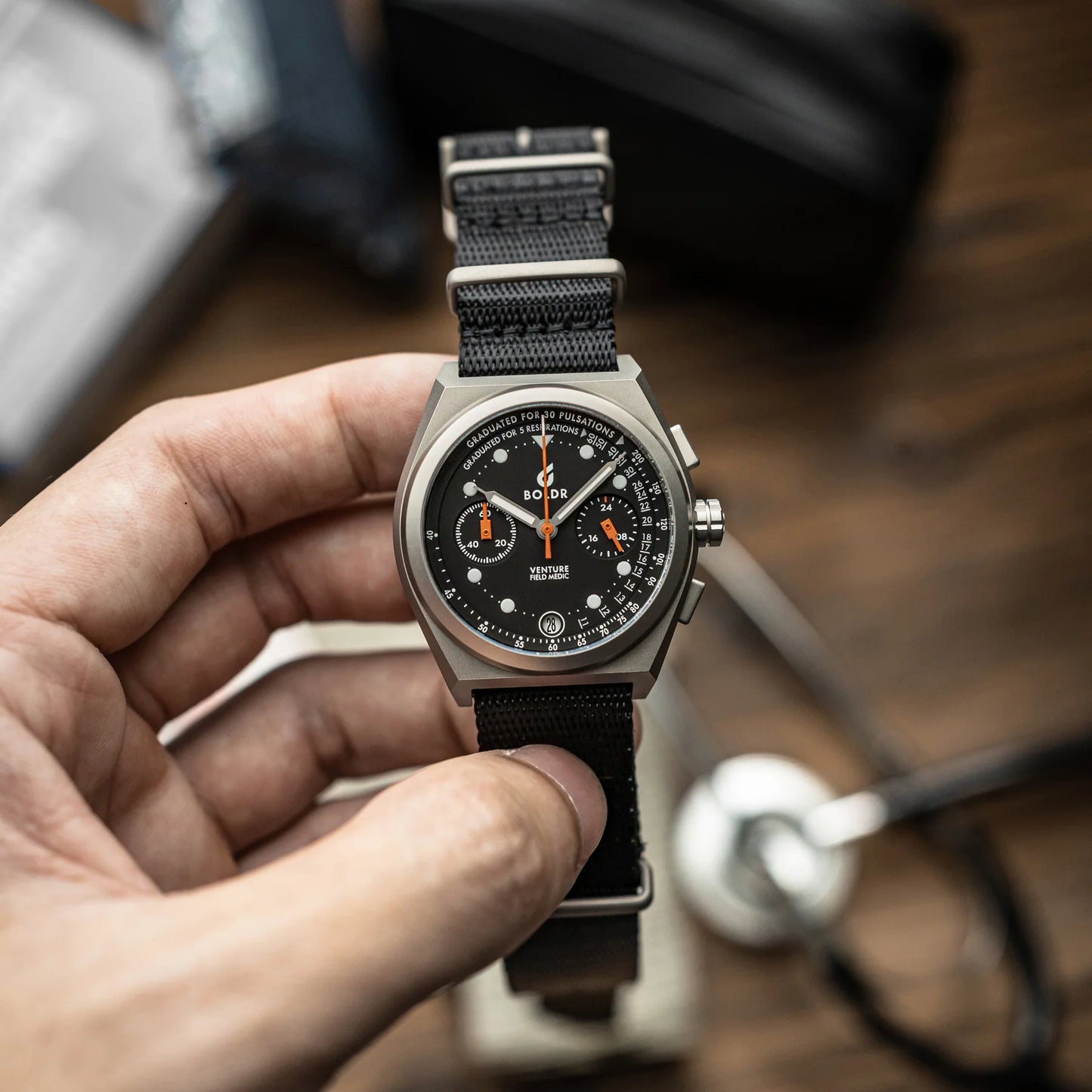 Boldr Venture Field Medic Chronograph Watch - Field Medic I