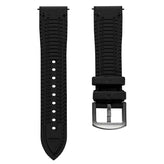 WatchGecko ChronoFKM Rubber Watch Strap - Black