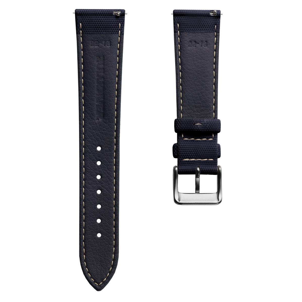 Mayday Regatta Sailcloth Divers Watch Strap - Blue