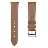 WatchGecko Brixham Classic Saffiano Leather Watch Strap - Tan