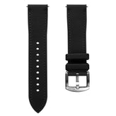 WatchGecko ChronoFKM Rubber Watch Strap - Black