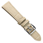 Brixham Special Buckle Gator Watch Strap - Beige