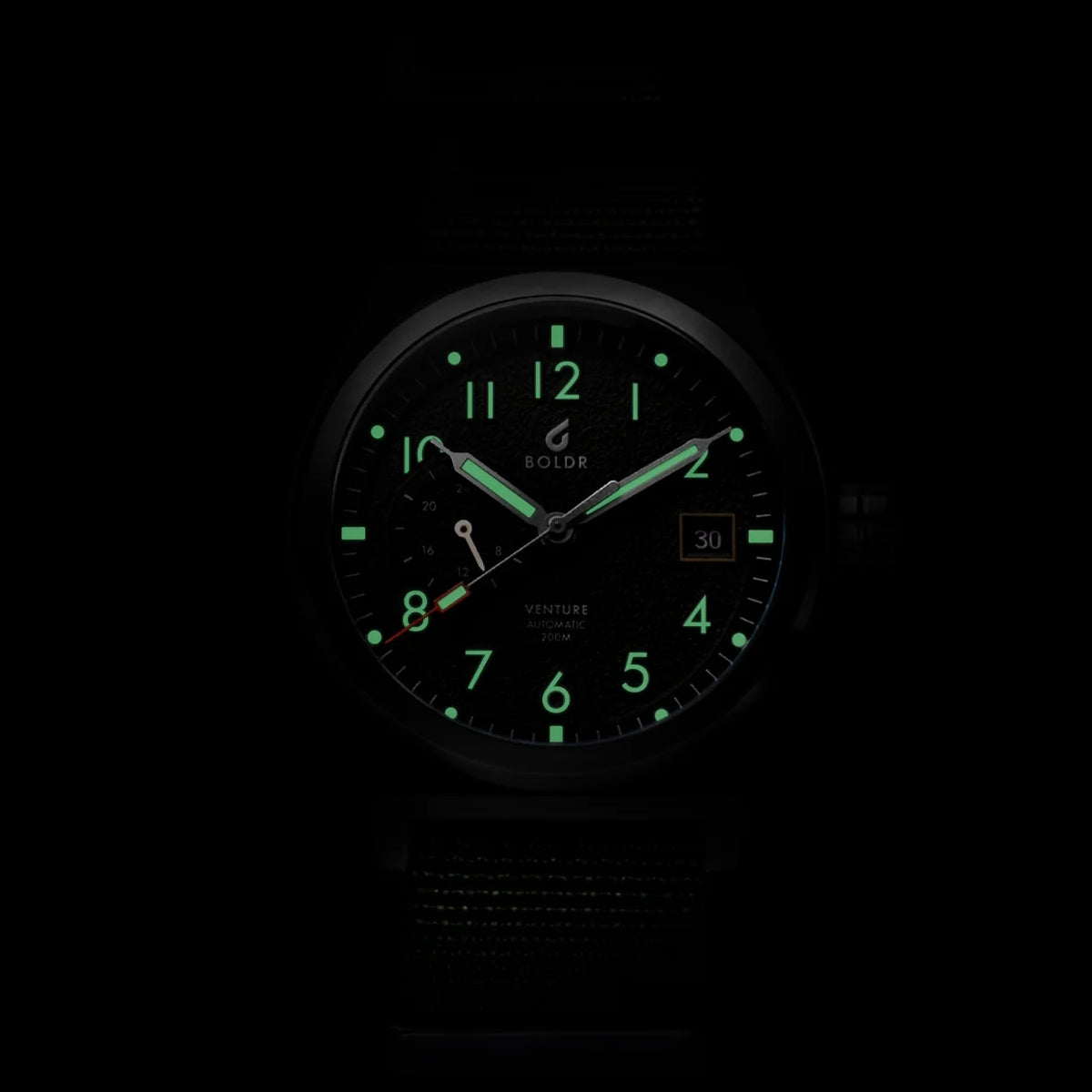 Boldr Venture Wayfarer Automatic Watch - Olive