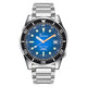 Squale 1521 Polished Steel Case - Blue Fume Dial on Bracelet