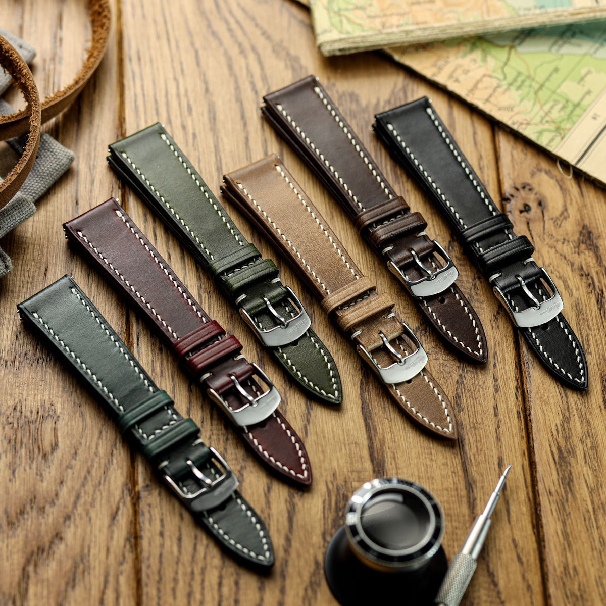 The Horween Chromexcel® Watch Strap