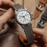 Hanley Epsom Leather Watch Strap - Taupe on Sinn