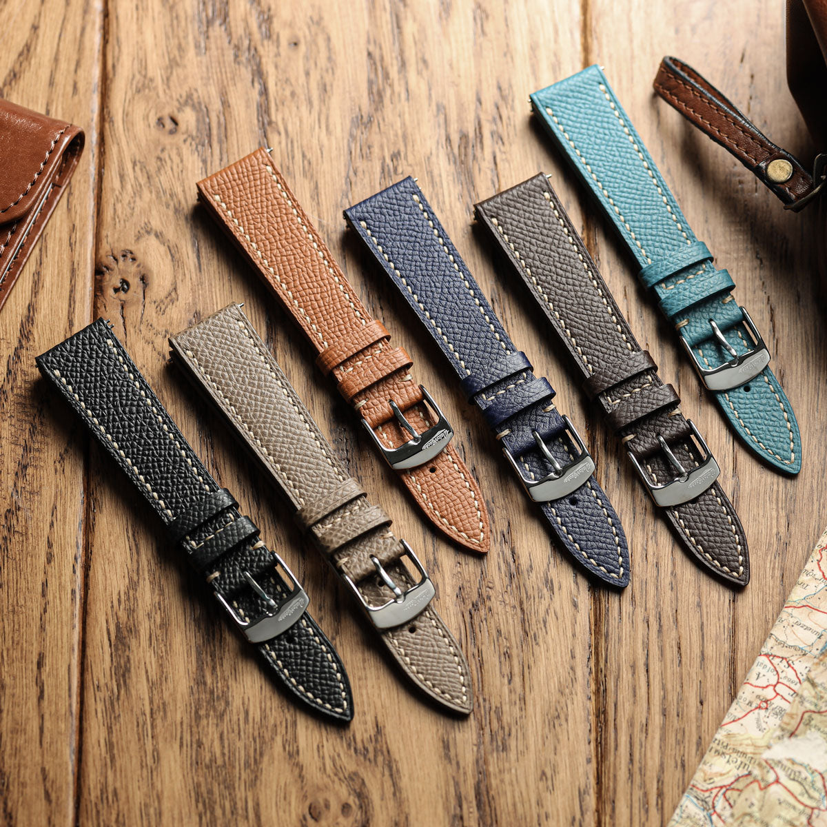 Hanley Epsom Leather Watch Straps