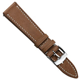 Bourton Hand-Stitched Genuine Italian Leather Watch Strap - Gold