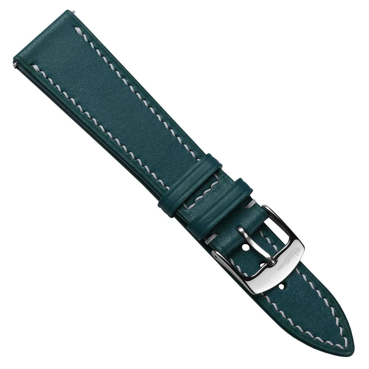 Bourton Hand-Stitched Genuine Italian Leather Watch Strap - Aegean