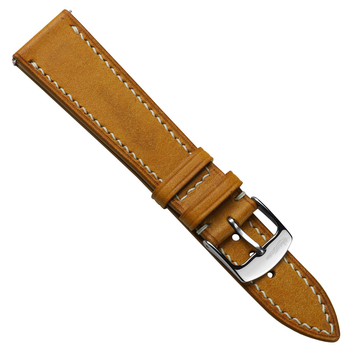 Bourton Hand-Stitched Genuine Italian Leather Watch Strap - Wheatfield