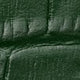 Arnhem Gator Print Genuine Leather Watch Strap - Dark Green