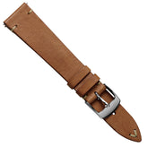 Charlbury V-Stitch Genuine Italian Leather Watch Strap - Gold