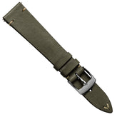 Charlbury V-Stitch Genuine Italian Leather Watch Strap - Oliver