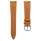 Finsbury Minerva Box Genuine Leather Watch Strap - Mustard