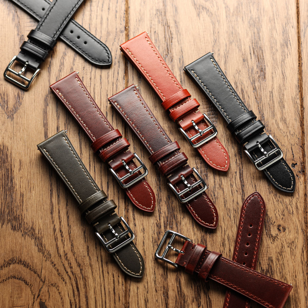 Brixham Special Buckle Classic Leather Watch Strap Range