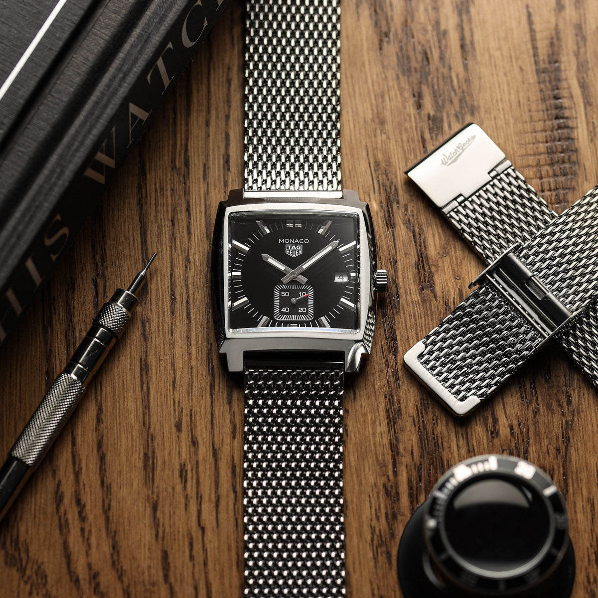 Classic Style Stainless Steel Milanese Mesh Watch Strap - Polished