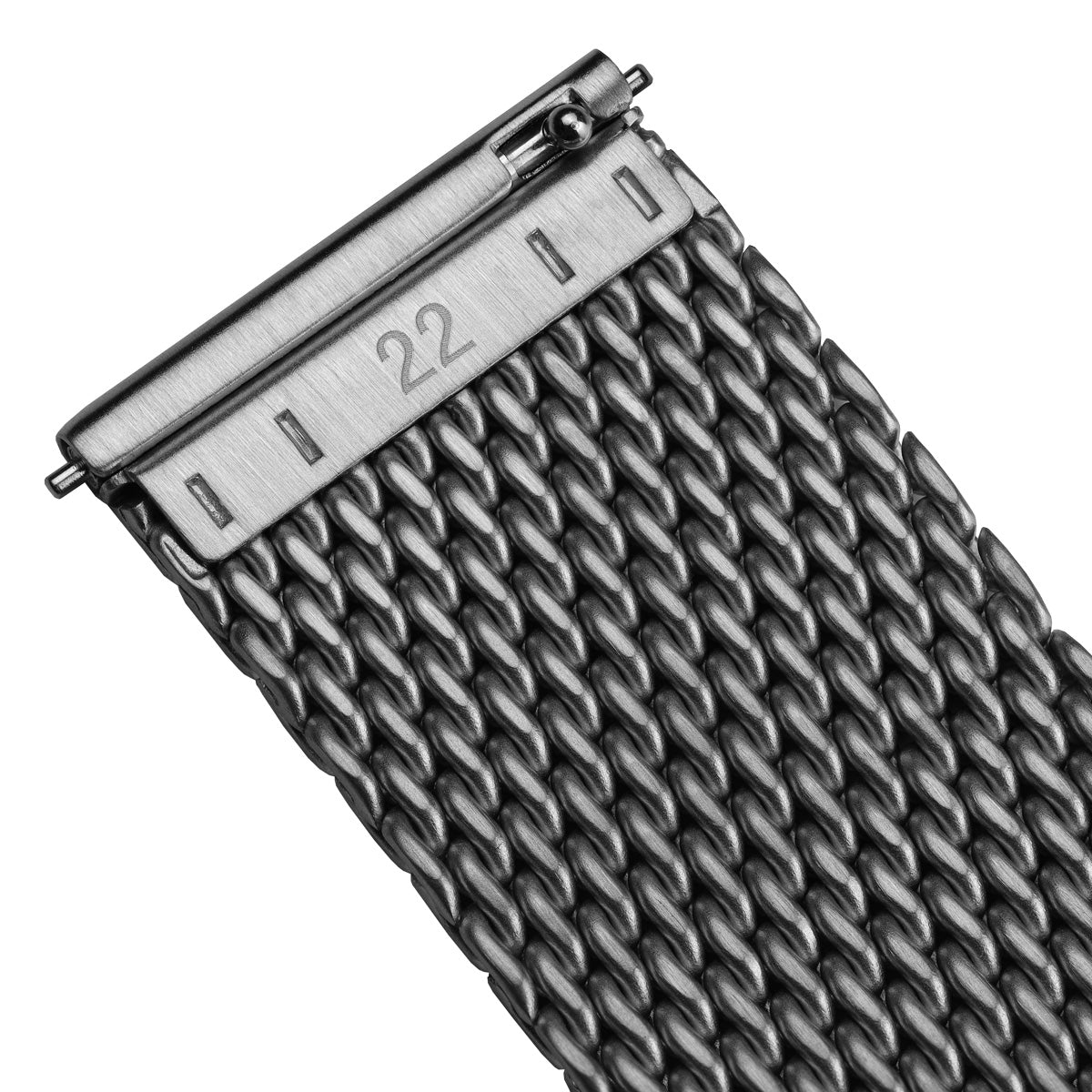 Classic Style Stainless Steel Milanese Mesh Watch Strap - Satin