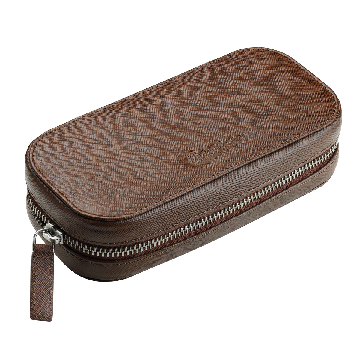 WatchGecko 2 Watch Zipped Wallet - Brown / Light Brown