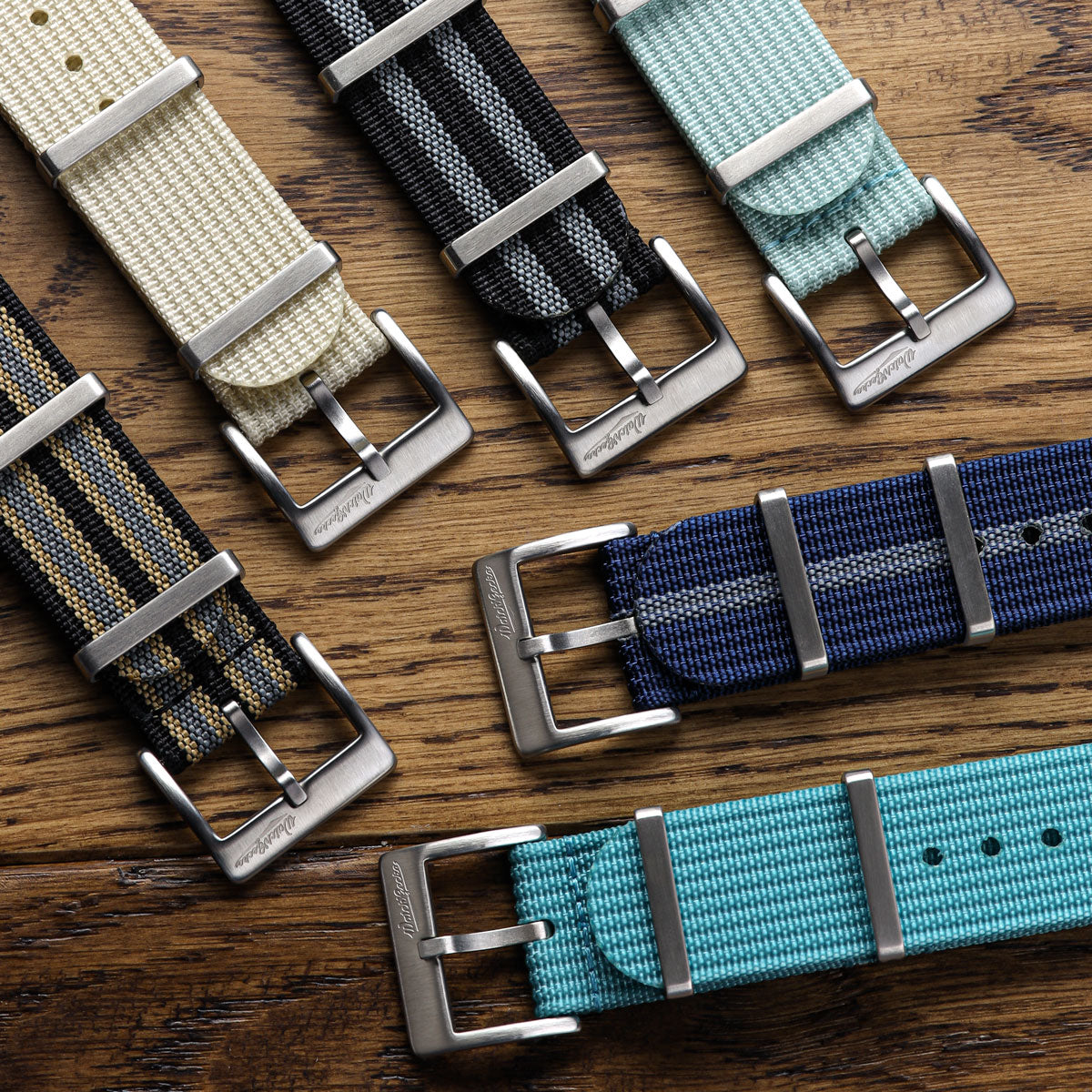 WatchGecko Ridge British Military Watch Strap - Navy Bond