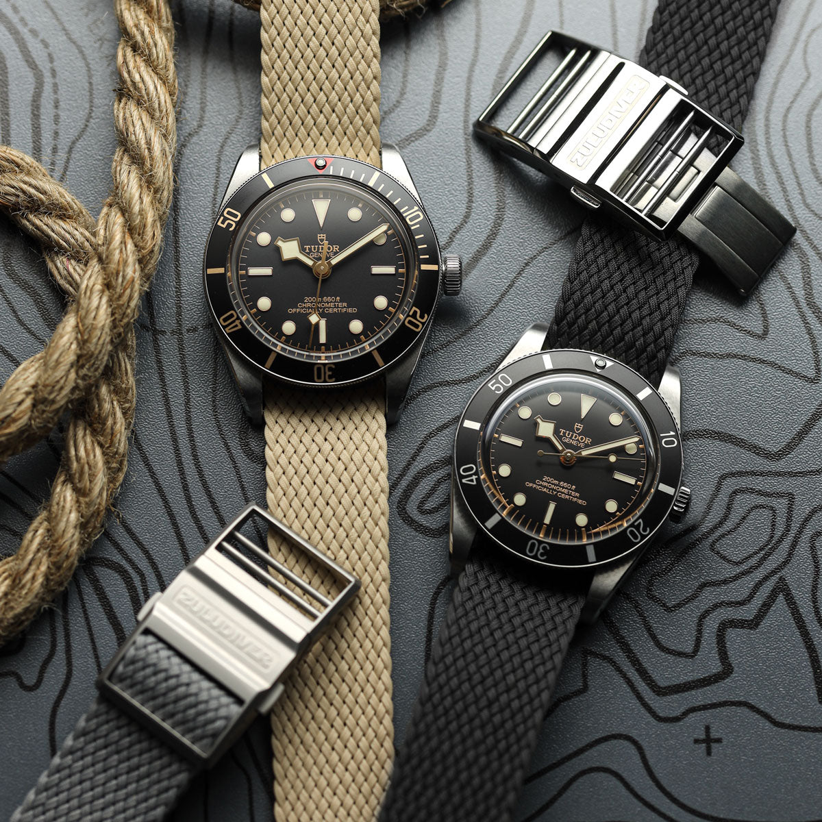 ZULUDIVER Perlon Nylon OctoPod Watch Strap Collection