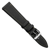 Hanley Epsom Leather Watch Strap - Black