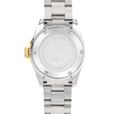 Squale 1545 White (White and Gold Bezel) on Stainless Steel Bracelet