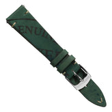 Newham Inverted Horween Shell Genuine Leather Watch Strap - Hunter Green