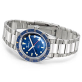 Squale SUB39GMTB Blue on Stainless Steel Bracelet