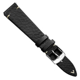 Finsbury Minerva Box Genuine Leather Watch Strap - Black