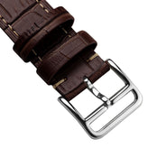 Brixham Special Buckle Gator Watch Strap - Brown