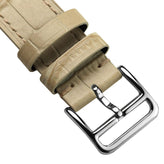 Brixham Special Buckle Gator Watch Strap - Beige