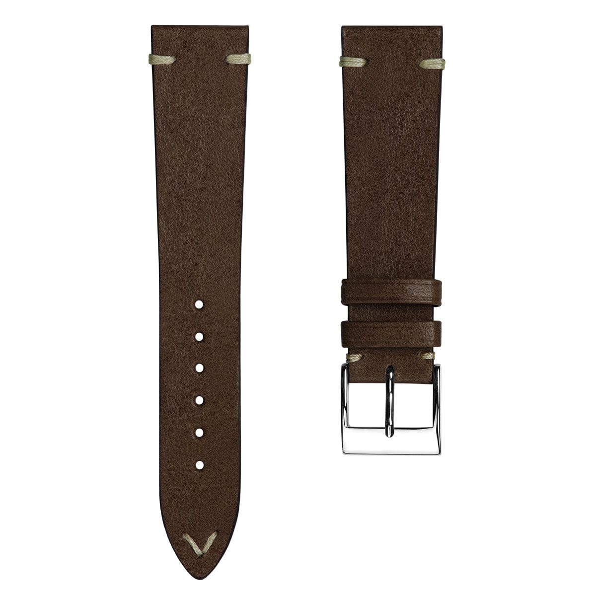 Vintage Cavallo Horse Leather Watch Strap - Brown | WatchGecko