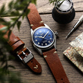 DNleatherhandmade EPI Leather Watch Strap, Gray Watch Strap, Vintage Watch Strap, Custom Watch Strap, Handmade Watch Strap, 26mm25mm24mm23mm22mm21mm20mm19mm18